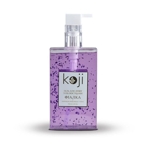 Гель для душу KOJI фіалка з пелюстками 750 мл