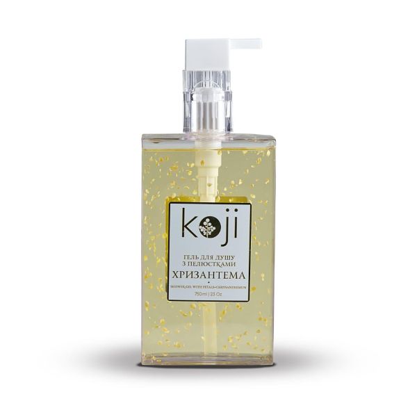 Гел для душу KOJI хризантема з пелюстками 750 мл