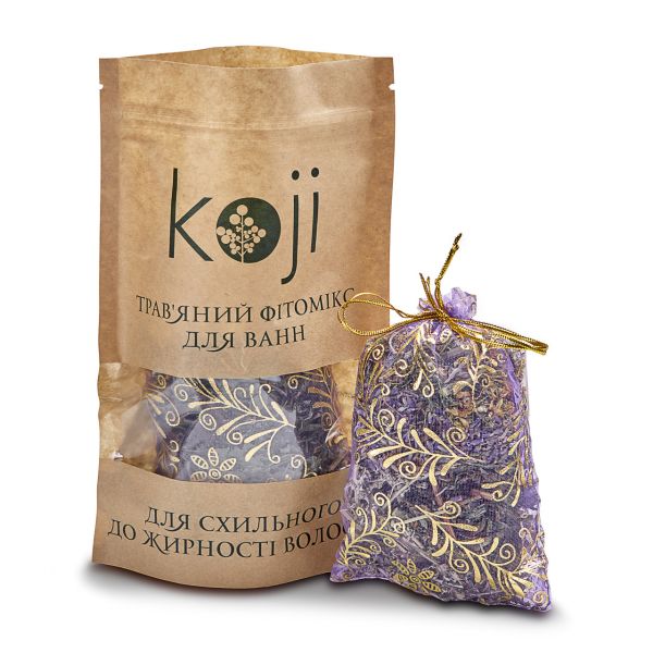 Трав'яний фітомікс для схильного до жирності волосся KOJI