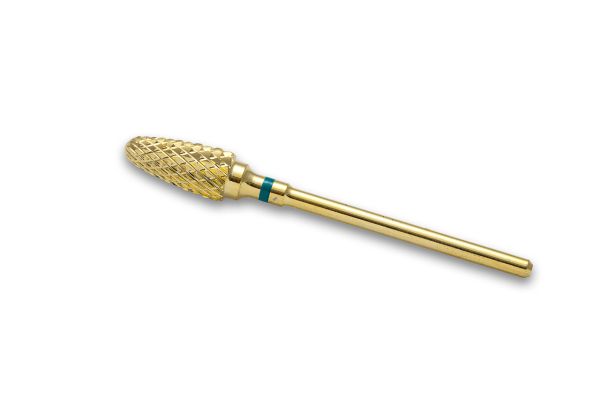 Фреза твердосплавна золота C Tree Shape (зелена насічка)