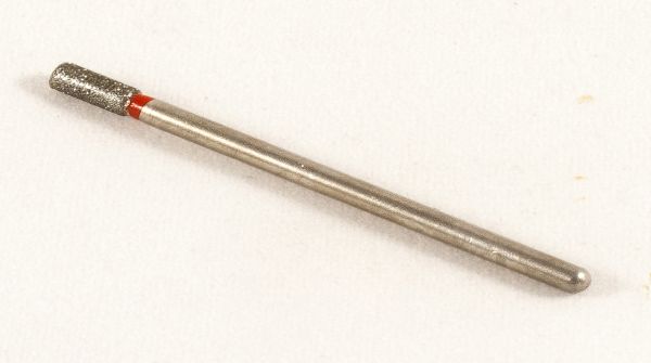 Фреза алмазна Циліндр, діаметр-2,7 мм, (червона насічка)