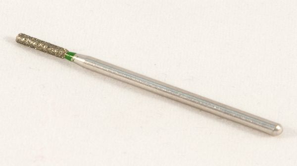 Фреза алмазна Циліндр, діаметр-1,8 мм, (зелена насічка)