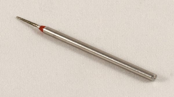 Фреза алмазна Голка, діаметр-1,1 мм, (червона насічка)