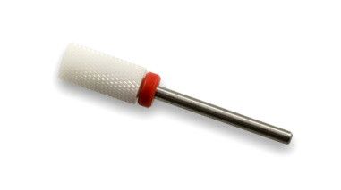 Фреза керамічна Large Barrel F 020 циліндр з пластиковим кільцем (червона насічка)