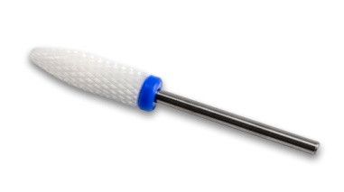 Фреза керамічна XL Flame M подовжена кукурудза з пластиковим кільцем (синя насічка)