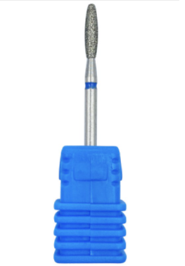 Фреза алмазна Полум'я тупое, діаметр-2,6 мм, (синя насічка)