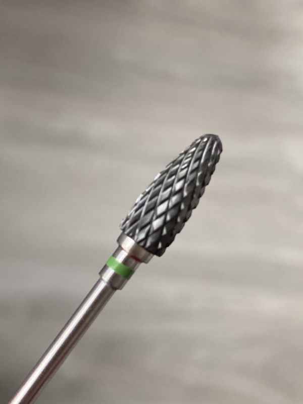 Фреза чорна керамічна Black Flame С кукурудза (зелена насічка)