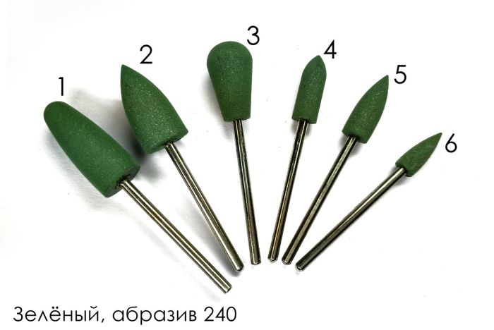 Силиконовая насадка N 6 Зеленая Green