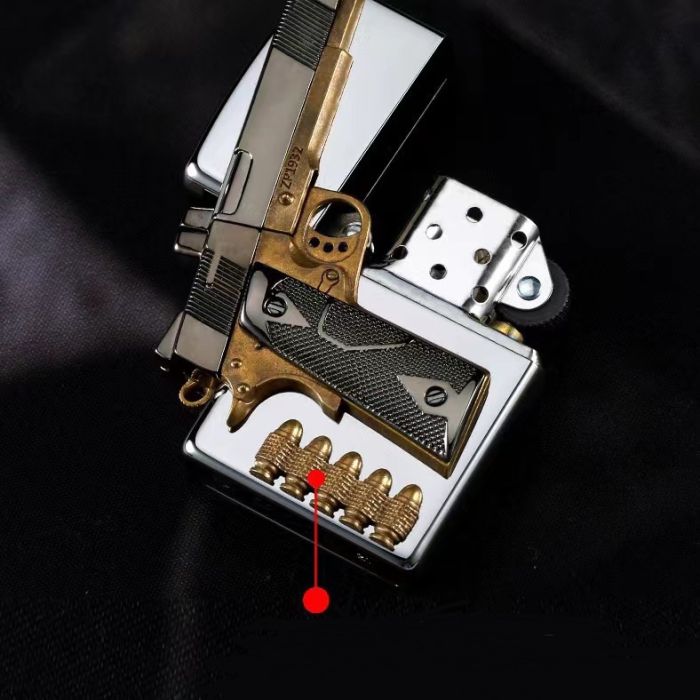 Бензинова запальничка ZIPPO "The Trigger of Fate" (Курок Долі)