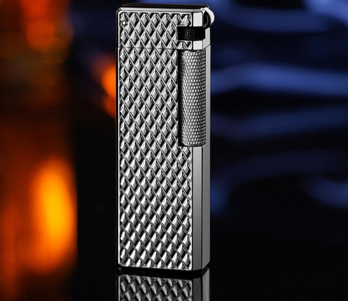 Елегантна Газова Кремнієва Запальничка  Чорний Ромб