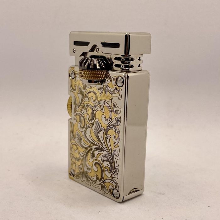 Бензинова запальничка Chief Квітковий орнамент