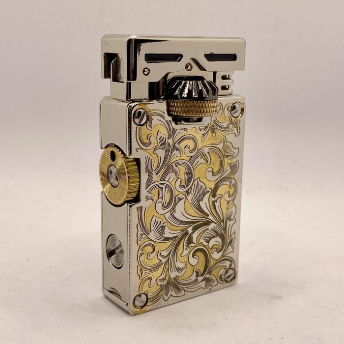 Бензинова запальничка Chief Квітковий орнамент