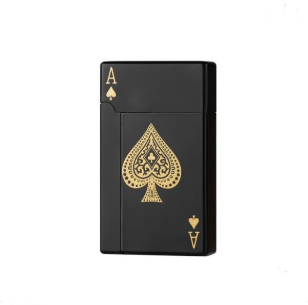 Газова запальничка «Ace of Spades» (Туз Пік) — Gold & Black Edition