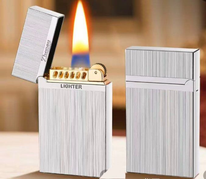 Бензинова запальничка Hymars  "Brushed Silver"