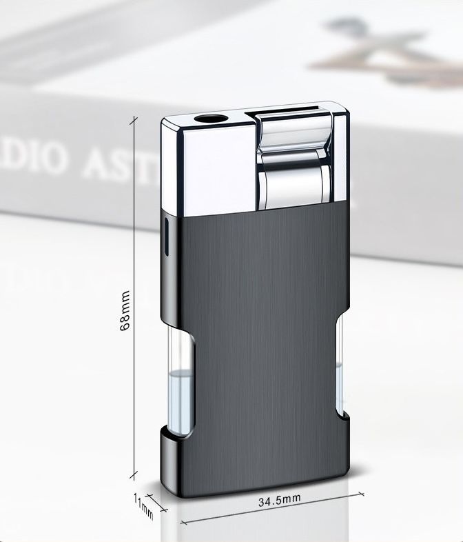 Турбо-запальничка Premium Gradient матово-чорного кольору