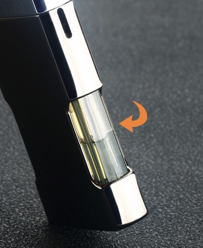 Турбо-запальничка Premium Gradient смарагдово-жовтого кольору