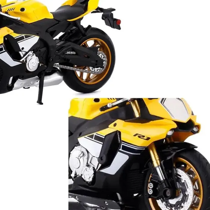 Масштабна модель мотоцикла Yamaha YZF-R1 (1:12), Yellow/Black, CCА