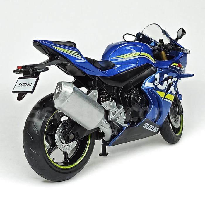 Колекційна масштабна модель мотоцикла Suzuki GSX-R1000 (1:12) — Синій металік