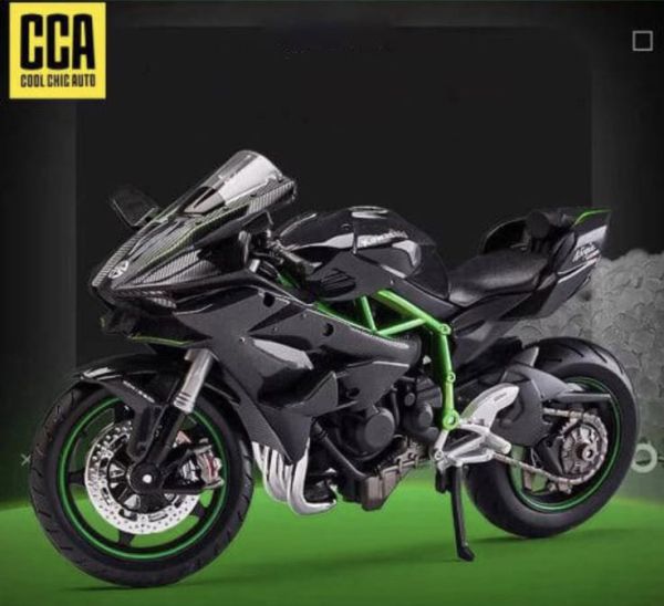 Колекційна масштабна модель мотоцикла Kawasaki Ninja H2 R (1:12)
