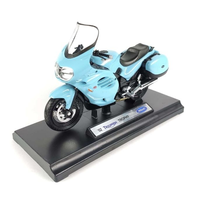 Колекційна модель мотоцикла Triumph Trophy 1200 (2002) — Welly 1:18