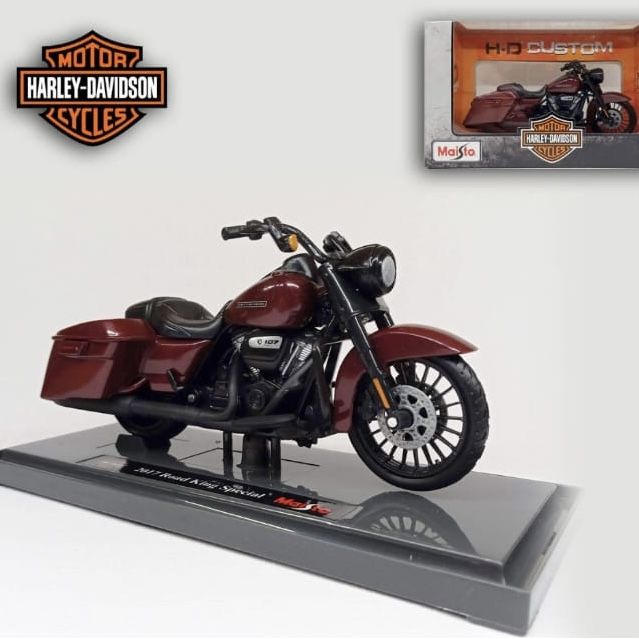 Колекційна модель мотоцикла Harley-Davidson 2017 Road King Special (1:18) від Maistо