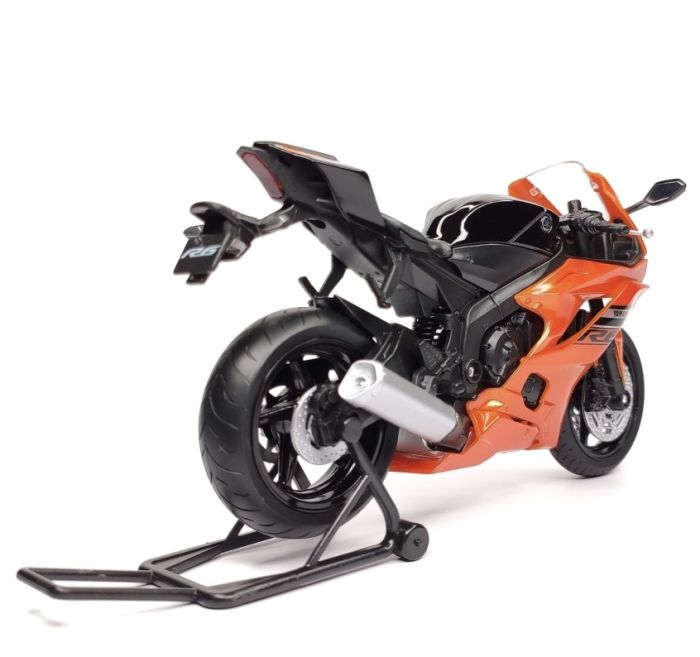 Колекційна модель мотоцикла Yamaha YZF-R6 (Scale 1:12) — Помаранчевий металік