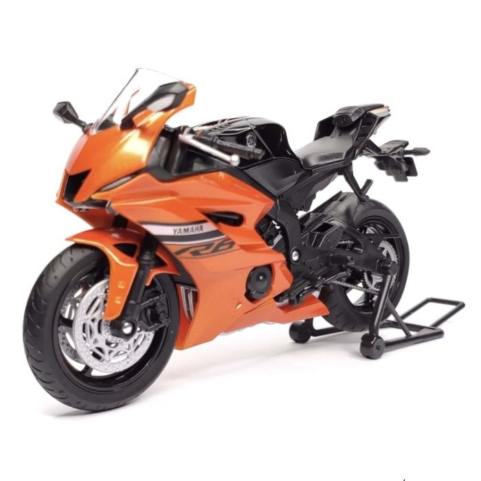 Колекційна модель мотоцикла Yamaha YZF-R6 (Scale 1:12) — Помаранчевий металік