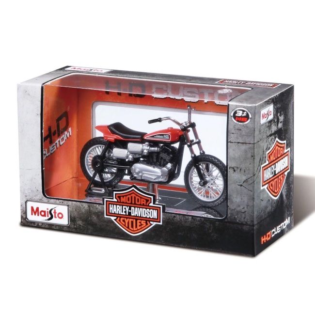 Колекційна модель мотоцикла Harley-Davidson 1972 XR750 Racing Bike (Maisto, 1:18)