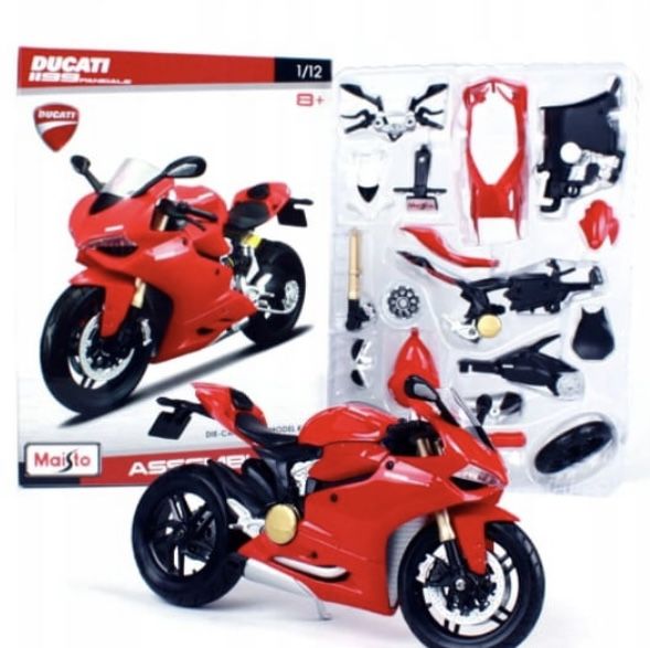 Збірна модель мотоцикла Maisto Ducati 1199 Panigale (масштаб 1:12) — Серія Assembly Linе