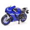Колекційна модель мотоцикла Yamaha YZF-R1 (2021) — Масштаб 1:18 (Maisto) синя