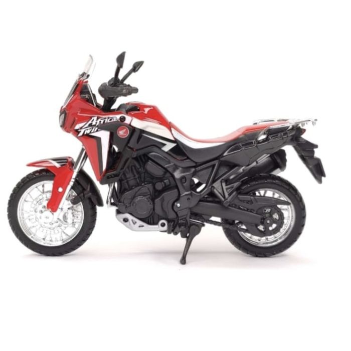Колекційна модель мотоцикла Honda CRF1000L Africa Twin DCT (Maisto, 1:18) чорно-біла
