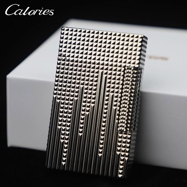 Колекційна Газова запальничка Calories London срібляста