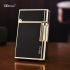 Елітна газова запальничка Derui R-09 Classic Black & Gold з фірмовим кліком