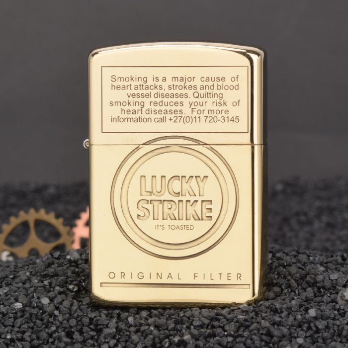 Бензинова латунна запальничка Zorro «Lucky Strike Original Filter"