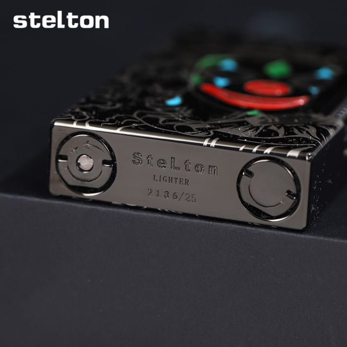 Преміальна газова запальничка Stelton "Joker" у фірмовій  подарунковій коробці