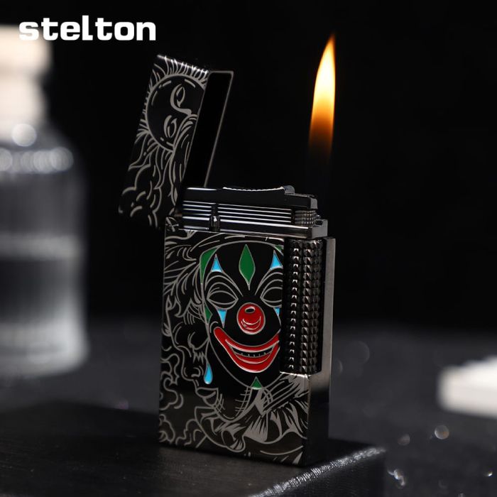 Преміальна газова запальничка Stelton "Joker" у фірмовій  подарунковій коробці