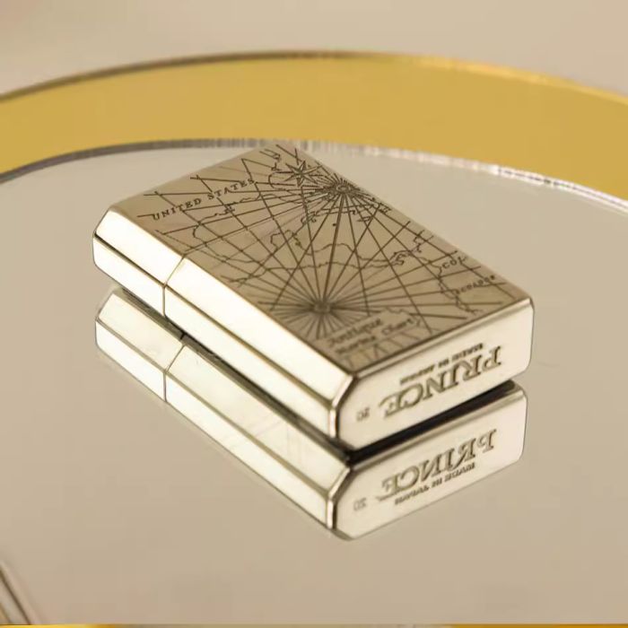 Бензинова запальничка Prince: Серія "Морська Експансія" (Abalone Shell Edition)