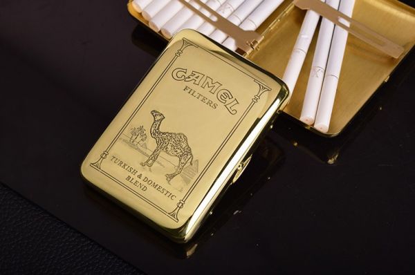 Портсигар з латуні для цигарок CAMEL