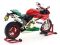 Колекційна масштабна модель спортивного мотоцикла(дизайн за мотивами Ducati Panigale1299)масш.1:9 з ефектом диму та підсвічуванням