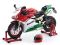 Колекційна масштабна модель спортивного мотоцикла(дизайн за мотивами Ducati Panigale1299)масш.1:9 з ефектом диму та підсвічуванням