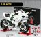 Колекційна інтерактивна модель мотоцикла Kawasaki Ninja H2R (Масштаб 1:9) )з ефектом диму та підсвічуванням