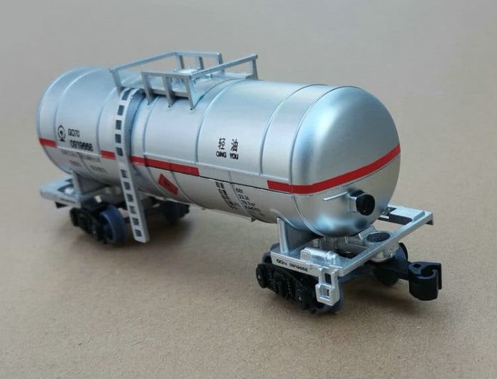 Модульна дитяча залізниця FENFA Dongfeng 4B «Інженерний експрес» (7.5 м колії, акумулятори, 6 вагонів, спецтехніка)