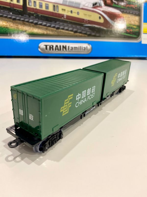Преміальний великий залізничний набір FENFA: Тепловоз Dongfeng 4B + Паровоз (Колія 9.4 м, 7 вагонів, станція, 4 акумулятори та зарядка)