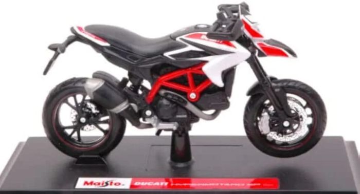 Колекційна модель мотоцикла Ducati Hypermotard SP 2013 (Maisto, масштаб 1:12)