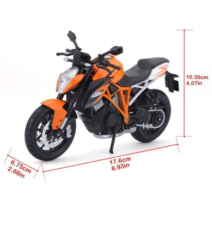 Колекційна модель мотоцикла KTM 1290 Super Duke R (масштаб 1:12) — Легендарний «The Beast» від Maisto