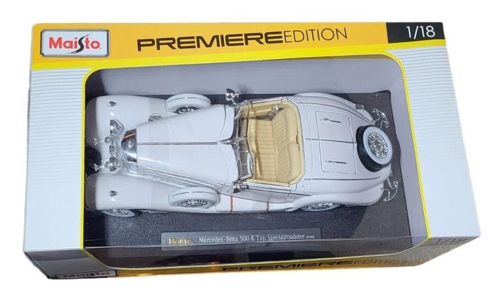 Масштабна модель Mercedes-Benz 500 K Typ Specialroadster (1936) у масштабі 1:18 (Maisto Premiere Edition)