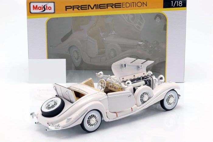 Масштабна модель Mercedes-Benz 500 K Typ Specialroadster (1936) у масштабі 1:18 (Maisto Premiere Edition)