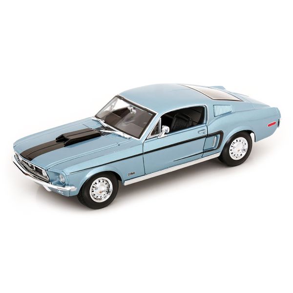 Легенда американського автопрому: Колекційна модель 1968 Ford Mustang GT Cobra Jet (1:18) від Maisto