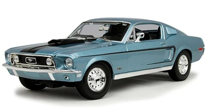 Легенда американського автопрому: Колекційна модель 1968 Ford Mustang GT Cobra Jet (1:18) від Maisto