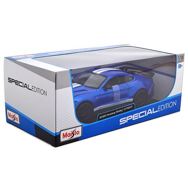 Масштабна модель 2020 Ford Mustang Shelby GT500 (Carbon Fiber Track Pack) — Maisto Special Edition 1:18